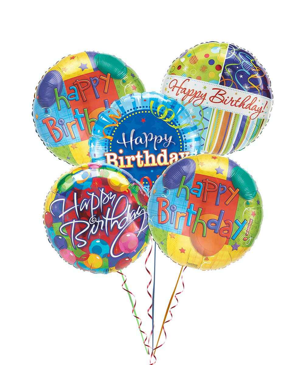5-Balloon Bouquet (choose the occasion)