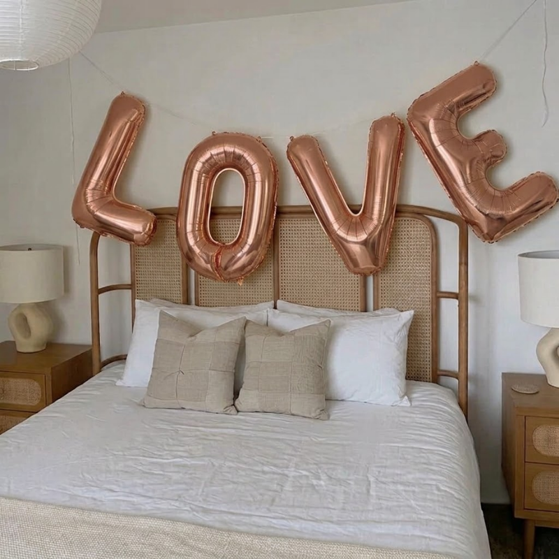 "LOVE" Jumbo Letter Balloons