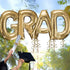 "GRAD" Jumbo Number Balloons-HALF PRICE $9.95 each (reg $21 each)