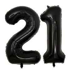 JUMBO NUMBER BALLOON PAIR-HALF PRICE $9.95 each (reg $21 each)