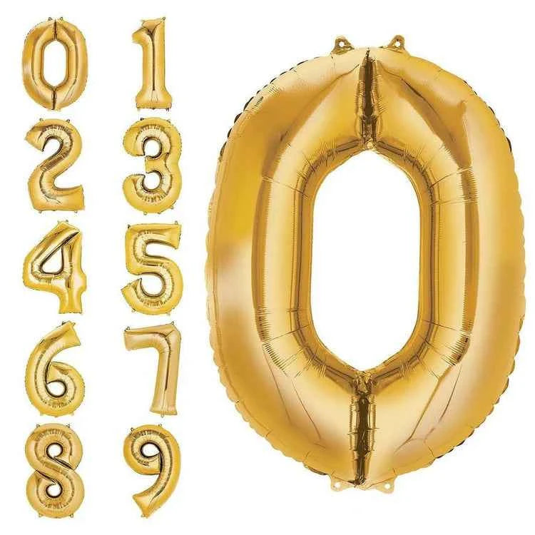 JUMBO NUMBER BALLOON - NOW ONLY $9.95-INCLUDES HELIUM