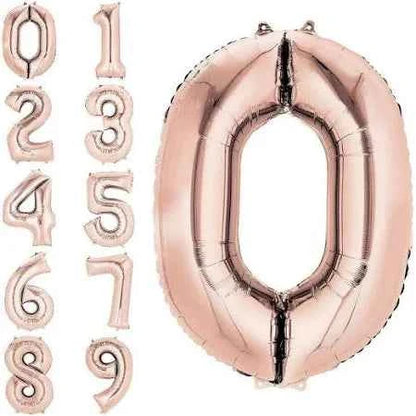 JUMBO NUMBER BALLOON - NOW ONLY $9.95-INCLUDES HELIUM
